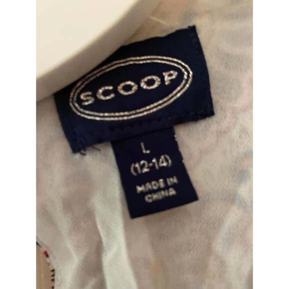 Midi Dress with Keyhole Back Large 12/14 Blue Damask Print NWT - Picture 8 of 10